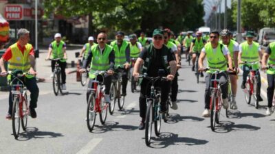 Türkiye genelinde eş zamanlı olarak düzenlenen 12. Yeşilay Bisiklet Turu