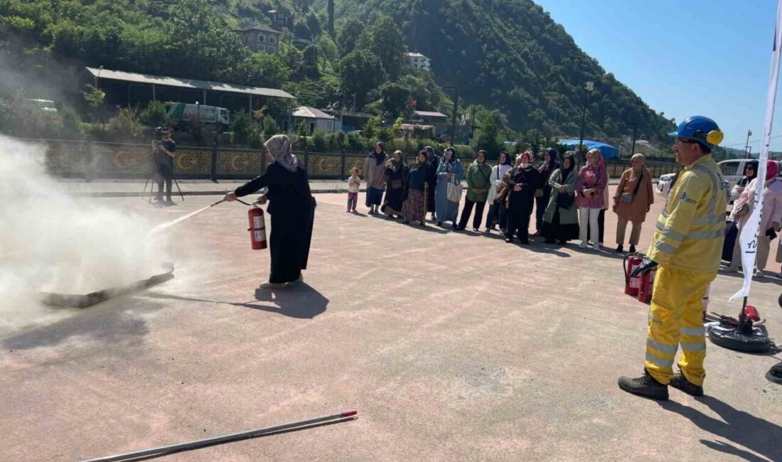 Rize’nin Çayeli ilçesi Madenli beldesinde yaşayan kadınlara yönelik olarak Çayeli