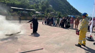 Rize’nin Çayeli ilçesi Madenli beldesinde yaşayan kadınlara yönelik olarak Çayeli