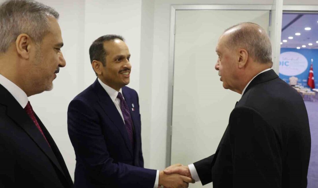 Cumhurbaşkanı Recep Tayyip Erdoğan, Katar Başbakanı Muhammed Abdurrahman Al-Thani’yi Kabul