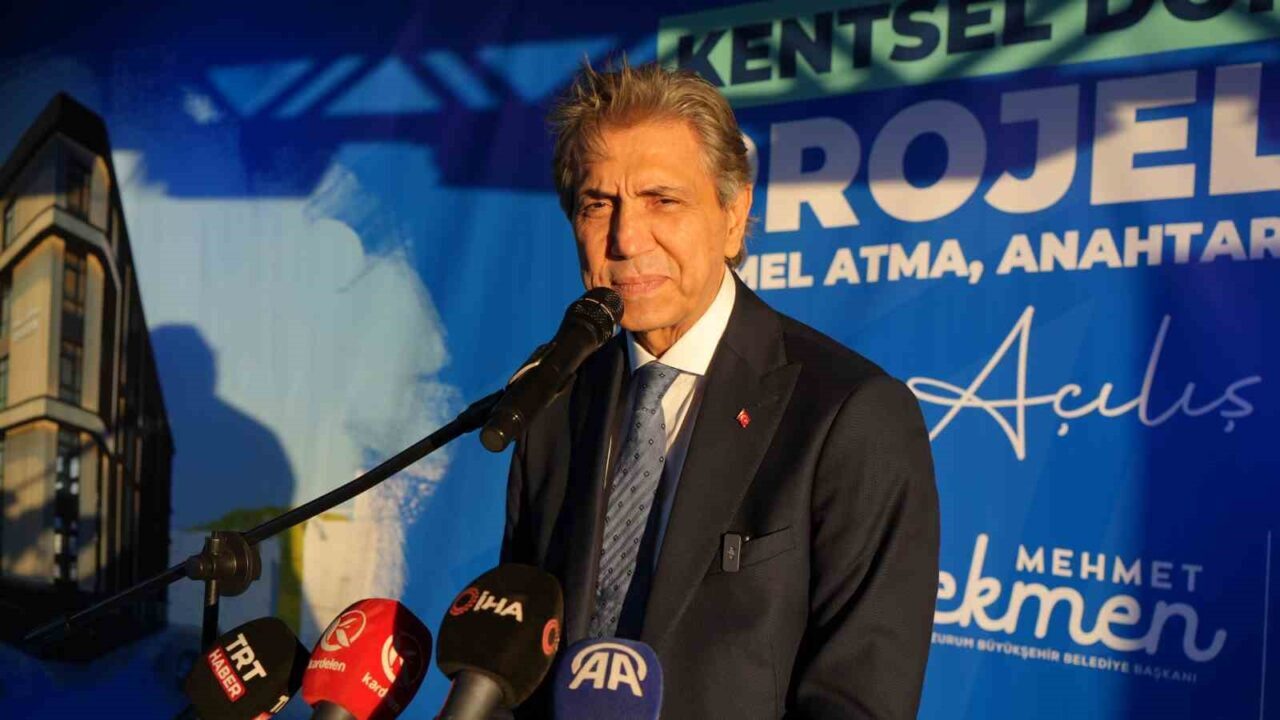 Erzurum Büyükşehir Belediyesi tarafından düzenlenen “Kentsel Dönüşüm Projeleri Temel Atma,