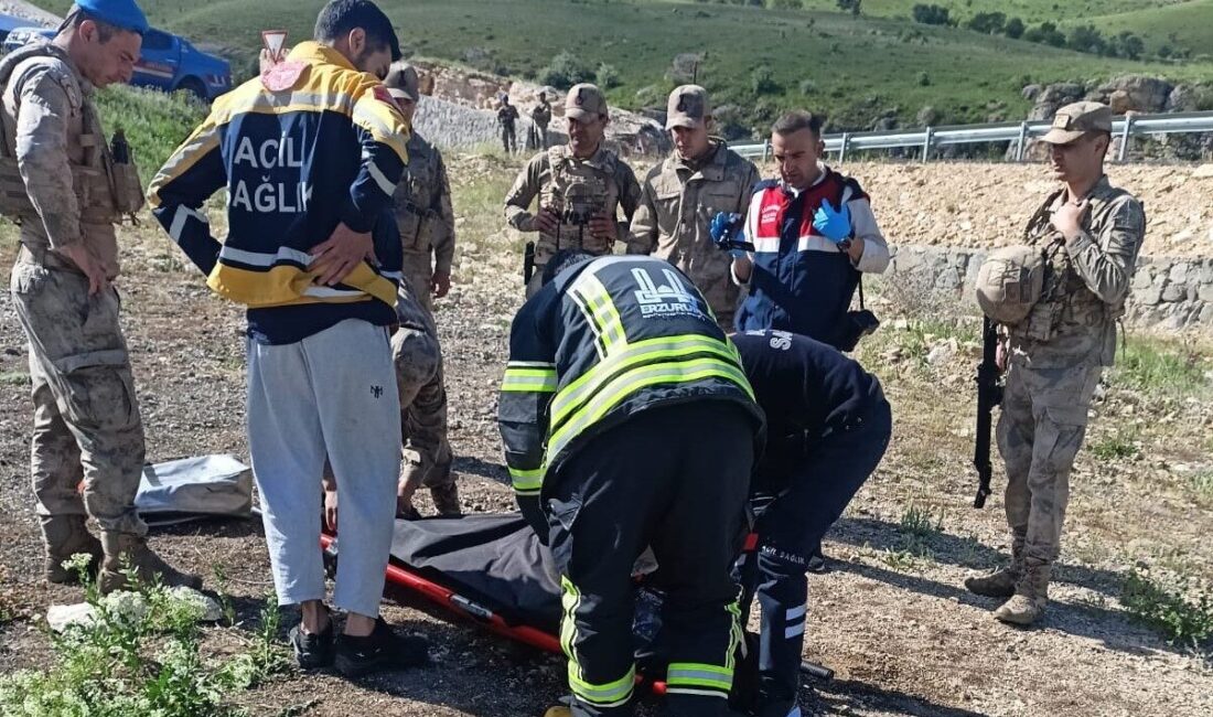 Erzurum’un Karayazı ilçesinde bir otomobil dereye uçtu. Kazada otomobilin sürücüsü