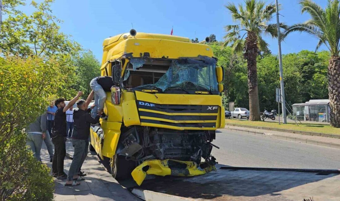 Zonguldak’ın Ereğli ilçesinde sabah saatlerinde meydana gelen trafik kazasında kontrolden