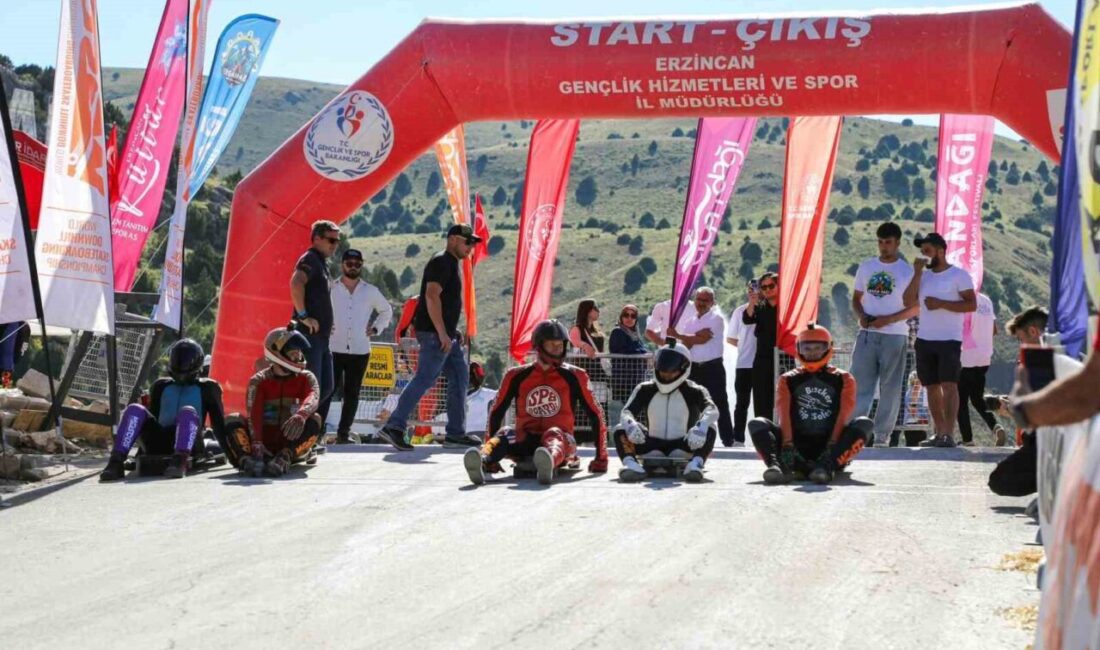 Erzincan Valiliği koordinasyonunda Ergan Dağı Kayak Merkezi yolunda düzenlenen Dünya