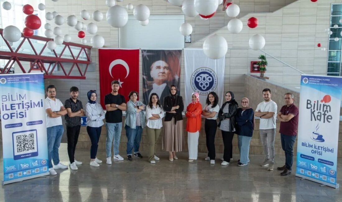 EBYÜ Bilim İletişim Ofisi yeni projelerini anlattı Erzincan Binali Yıldırım Üniversitesi Kurumsal İletişim Koordinatörü Öğr. Gör. Kübra