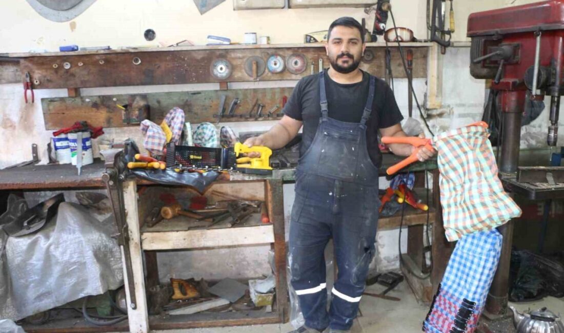 Elektrikli çay motorlarının çıkmasıyla talebi azalan çay makaslarının tamiri ve