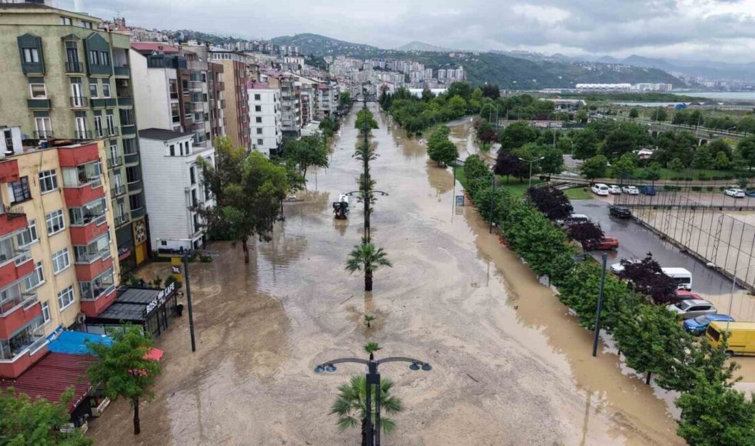 Trabzon’da bir hafta önce etkili olan şiddetli yağışın yol açtığı