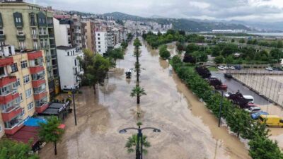 Trabzon’da bir hafta önce etkili olan şiddetli yağışın yol açtığı