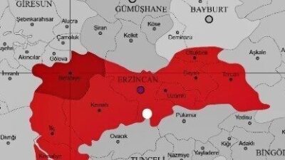 Erzincan merkezde 2.3 büyüklüğünde bir deprem meydana geldi. AFAD, Erzincan