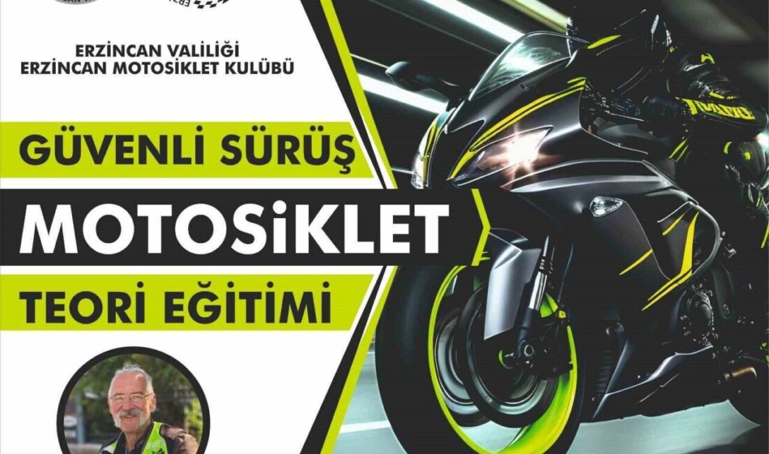 Erzincan Valiliği ve Erzincan Motosiklet Kulübü iş birliğiyle “Güvenli Sürüş-Motosiklet