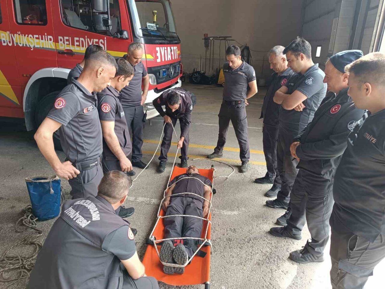 Erzurum İtfaiyesine bağlı ekipler 2024 yılı içinde Haziran ayına kadar