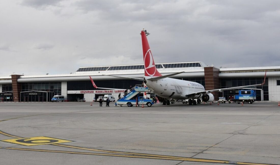 Devlet Hava Meydanları İşletmesi (DHMİ) rakamlarına göre, Erzurum Hava Limanı’ndan