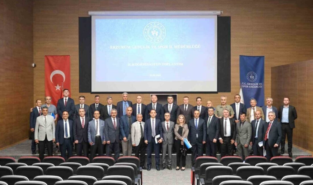 Erzurum Gençlik ve Spor İl Müdürlüğü tarafından İl Koordinasyon Toplantısı