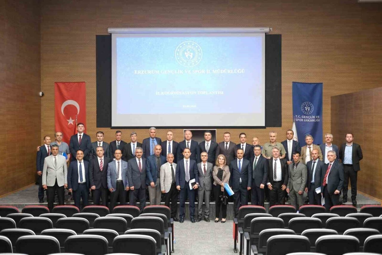 Erzurum Gençlik ve Spor İl Müdürlüğü tarafından İl Koordinasyon Toplantısı