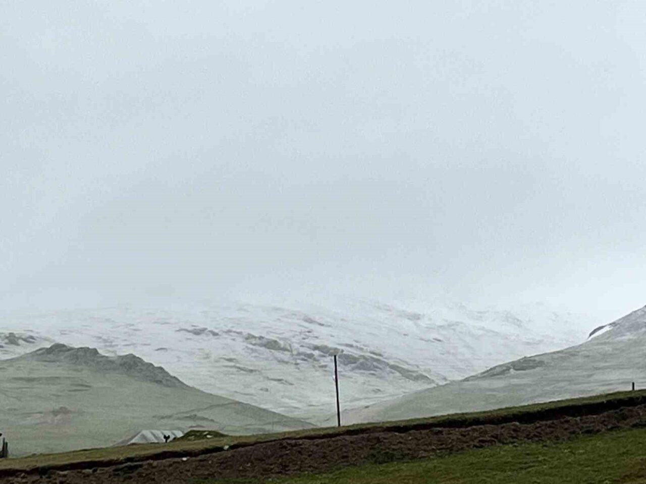 Gümüşhane’de Haziran ayının ilk günlerinde etkili olan yağmur, yüksek rakımlı