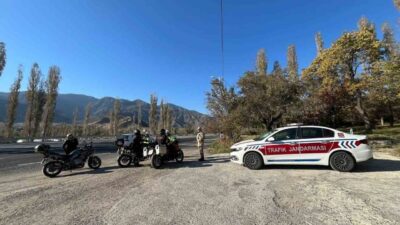 Jandarma ekipleri bir ay içinde Erzurum’da yaptıkları denetimlerde 24 bin