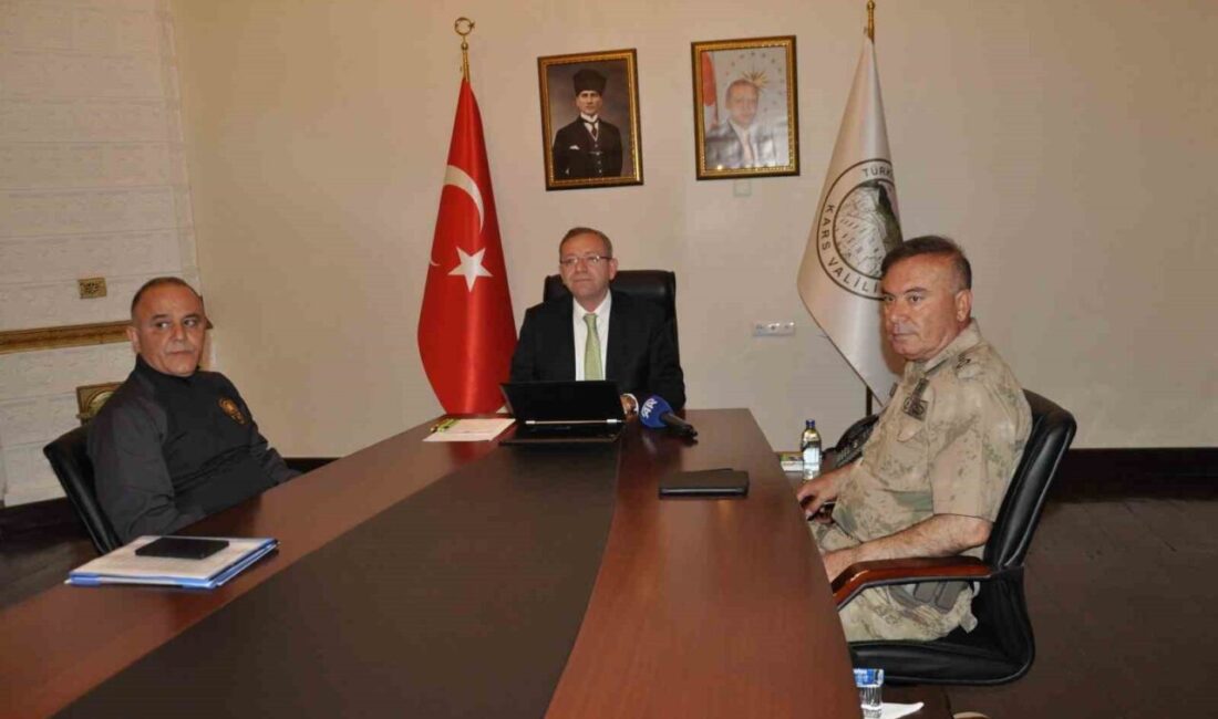 Kars Valisi Ziya Polat başkanlığında Mayıs ayı “Asayiş ve Güvenlik”