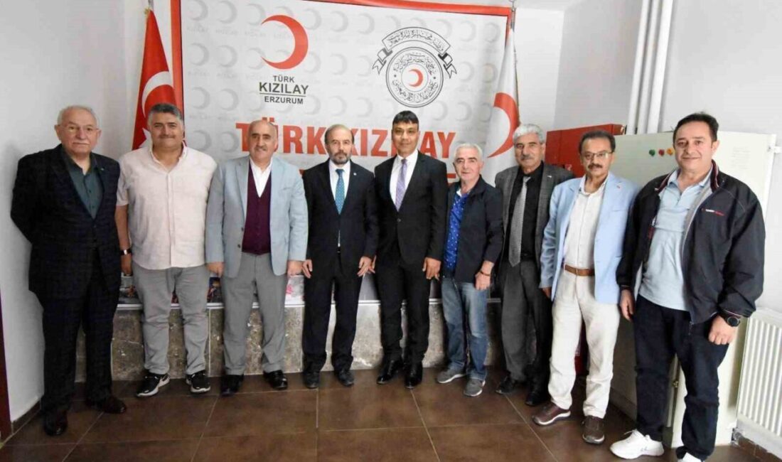 Kent Konseyi’nden Kızılay’a ziyaret Erzurum Kent Konseyi Başkanı Hüseyin Tanfer, Türk Kızılay Erzurum Şube