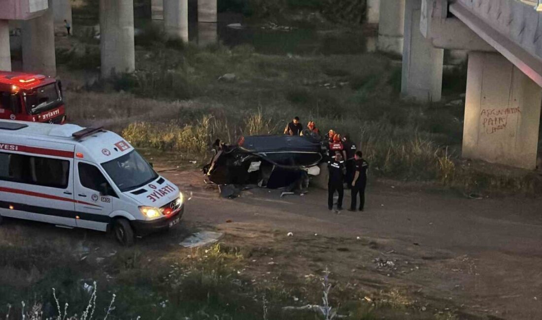 Sivas’ta aşırı hız nedeniyle kontrolden çıkan otomobilin Kızılırmak’a uçtuğu kazada