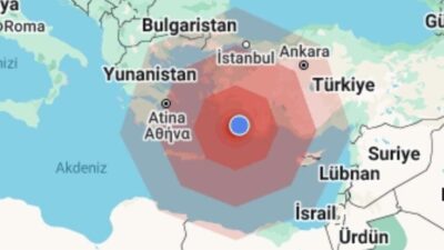 Muğla’nın Marmaris ilçesi açıklarında meydana gelen 5.8 şiddetindeki deprem, Denizli