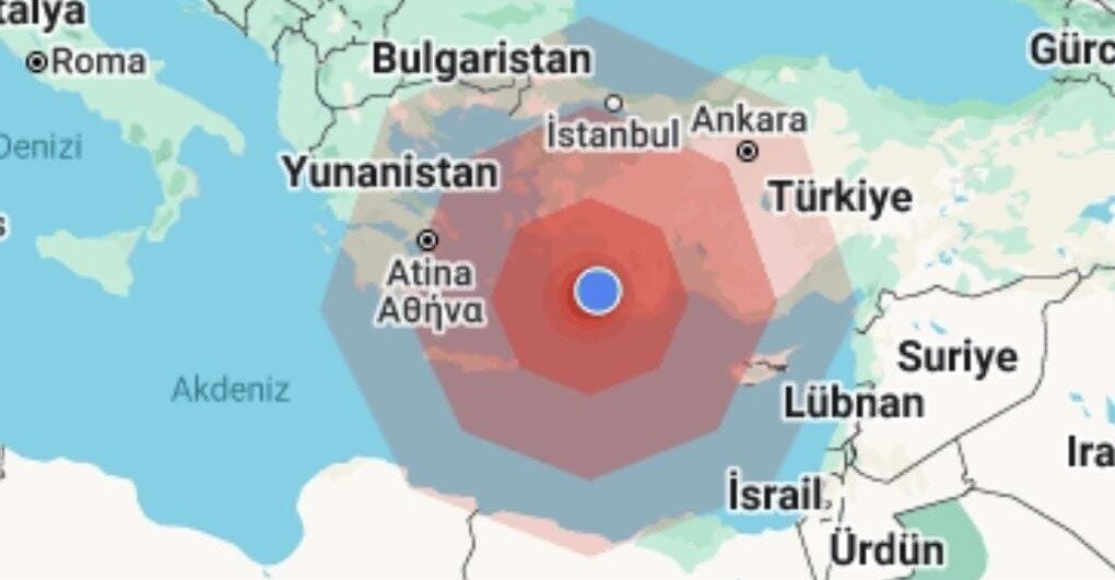 Muğla’nın Marmaris ilçesi açıklarında meydana gelen 5.8 şiddetindeki deprem, Denizli