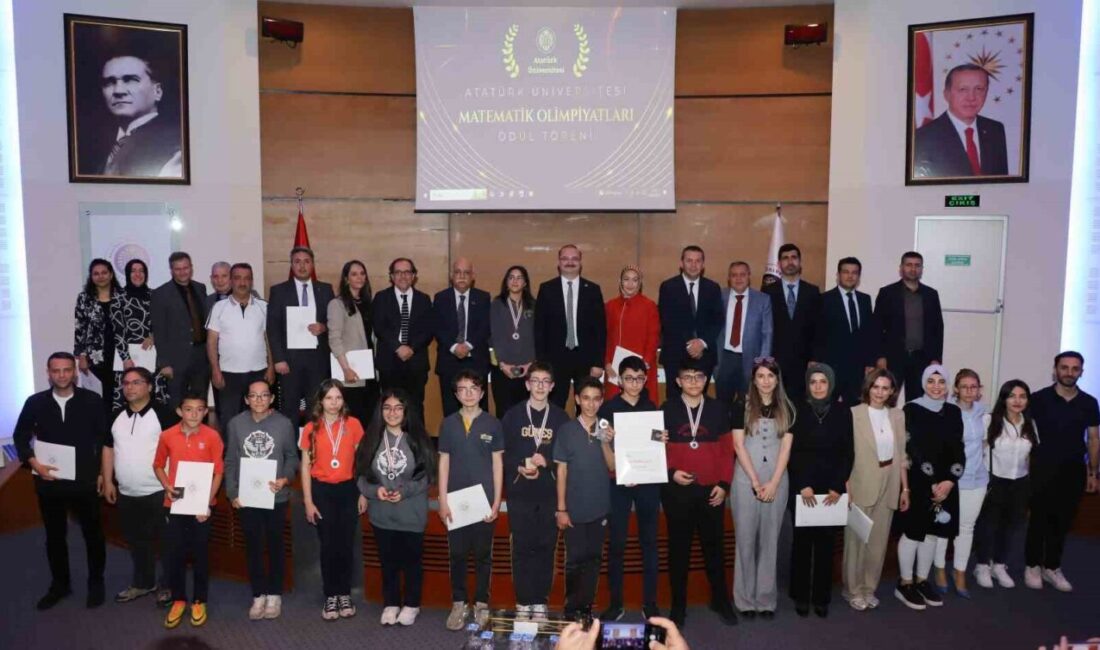 Atatürk Üniversitesi tarafından bu yıl ilk kez düzenlenen Matematik Olimpiyatlarında