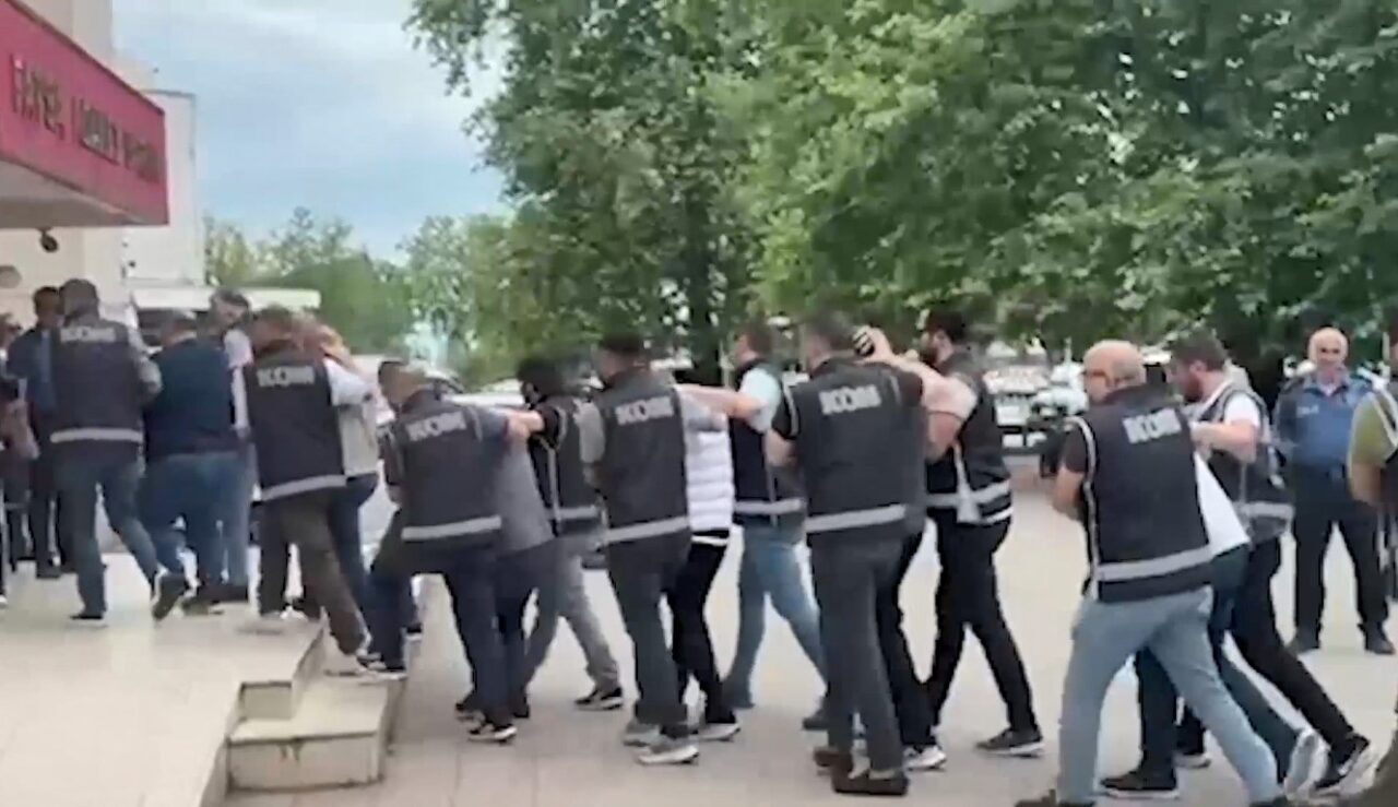 Ordu merkezli 8 ilde suç örgütüne yönelik düzenlenen operasyonda yakalanan