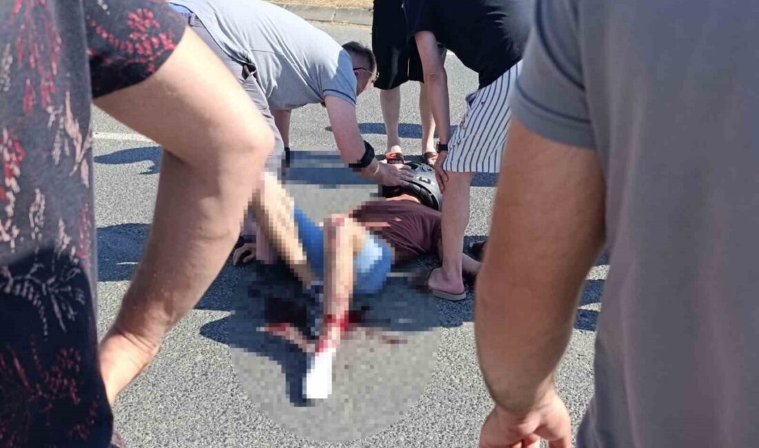 Ordu’nun Ünye ilçesinde motosiklet ile otomobilin çarpıştığı kazada 1’i çocuk