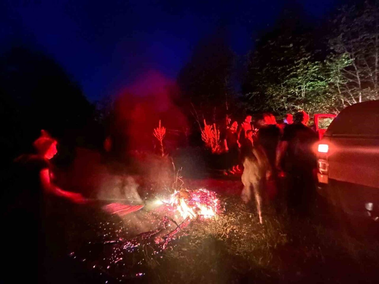 Kocaeli’de ormanda kaybolan 10 kişilik grup ekipler tarafından bulundu. Kocaeli’nin