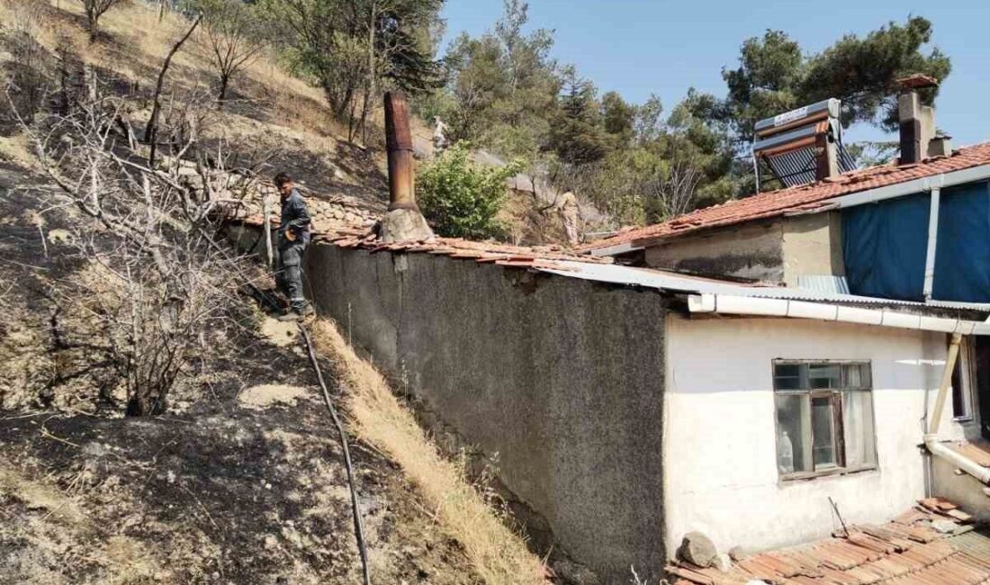 Amasya’nın Suluova ilçesinde otluk alanda çıkan yangın, itfaiyenin hızlı müdahalesiyle