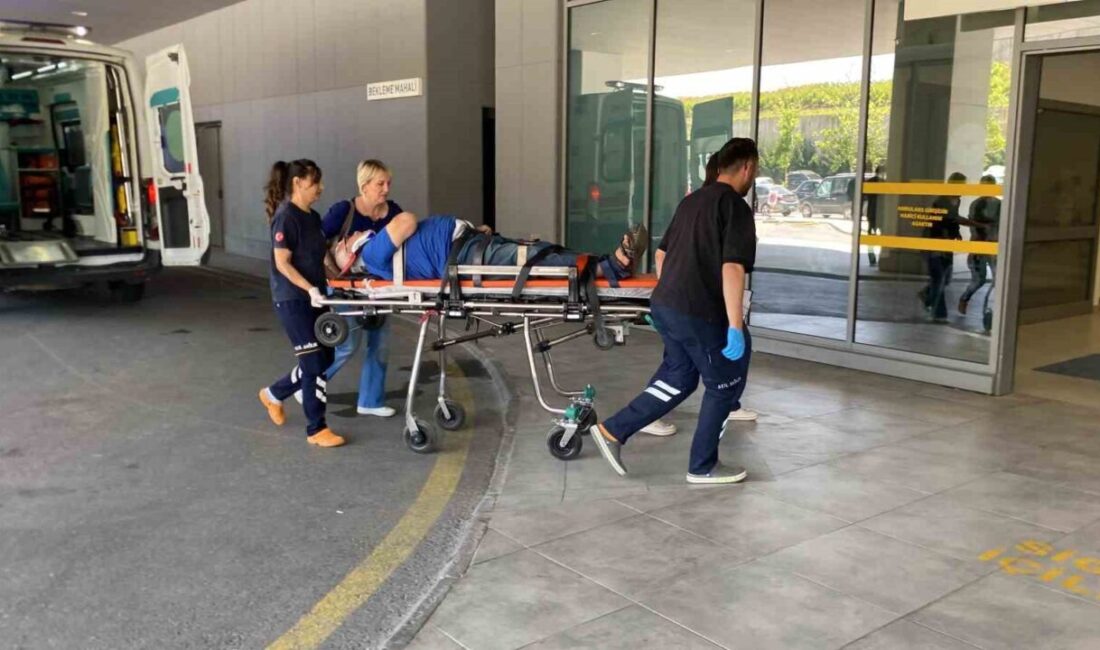 Kocaeli’nin Kandıra ilçesinde sürücüsünün kontrolünden çıkan otomobil, yol kenarındaki ağaca