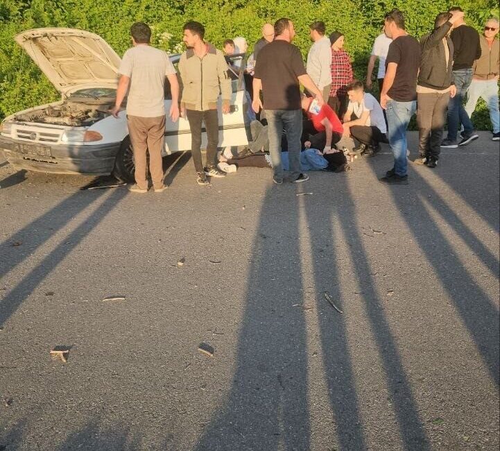 Zonguldak’ın Ereğli ilçesinde meydana gelen trafik kazasında aynı aileden 4