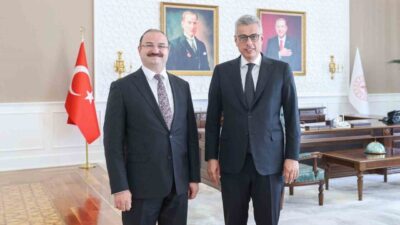 Atatürk Üniversitesi Rektörü Prof. Dr. Ahmet Hacımüftüoğlu, Ankara temasları kapsamında