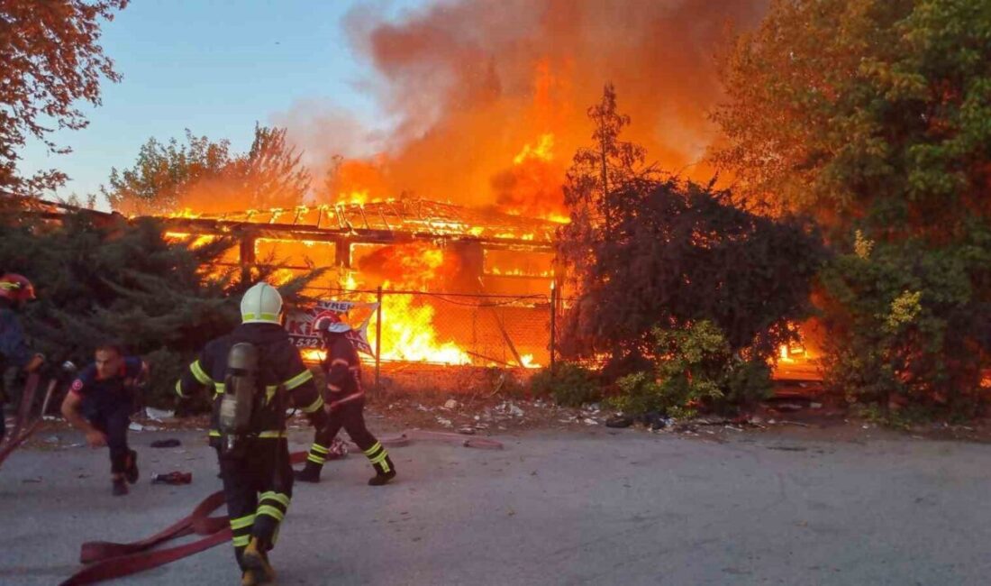 Sakarya’nın Adapazarı ilçesinde bir kafede çıkan yangın, korku dolu anlara