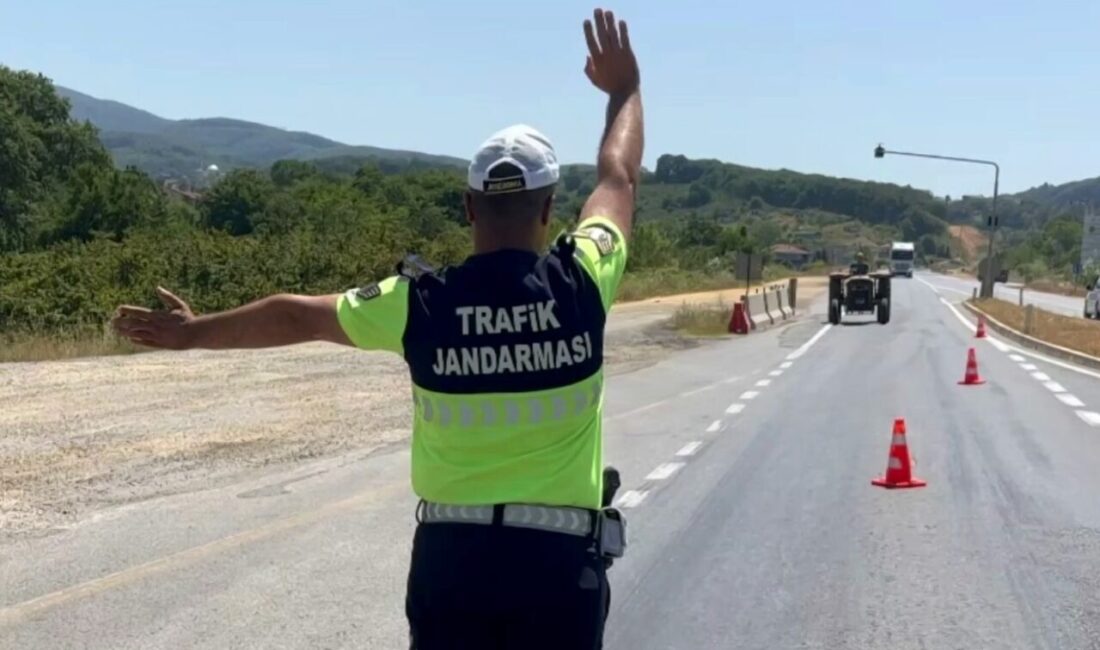 Sakarya’da 2025 yılı içerisinde jandarma ekiplerince 4 bin 86 traktör