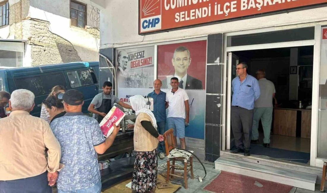 Manisa’nın Selendi CHP İlçe Teşkilatı tarafından, hayatını kaybeden Manisa Büyükşehir