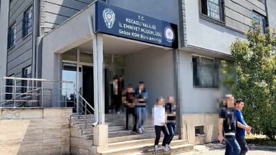 Kocaeli’nin Çayırova ilçesinde tefecilik yapan şüphelilere yönelik yapılan eş zamanlı