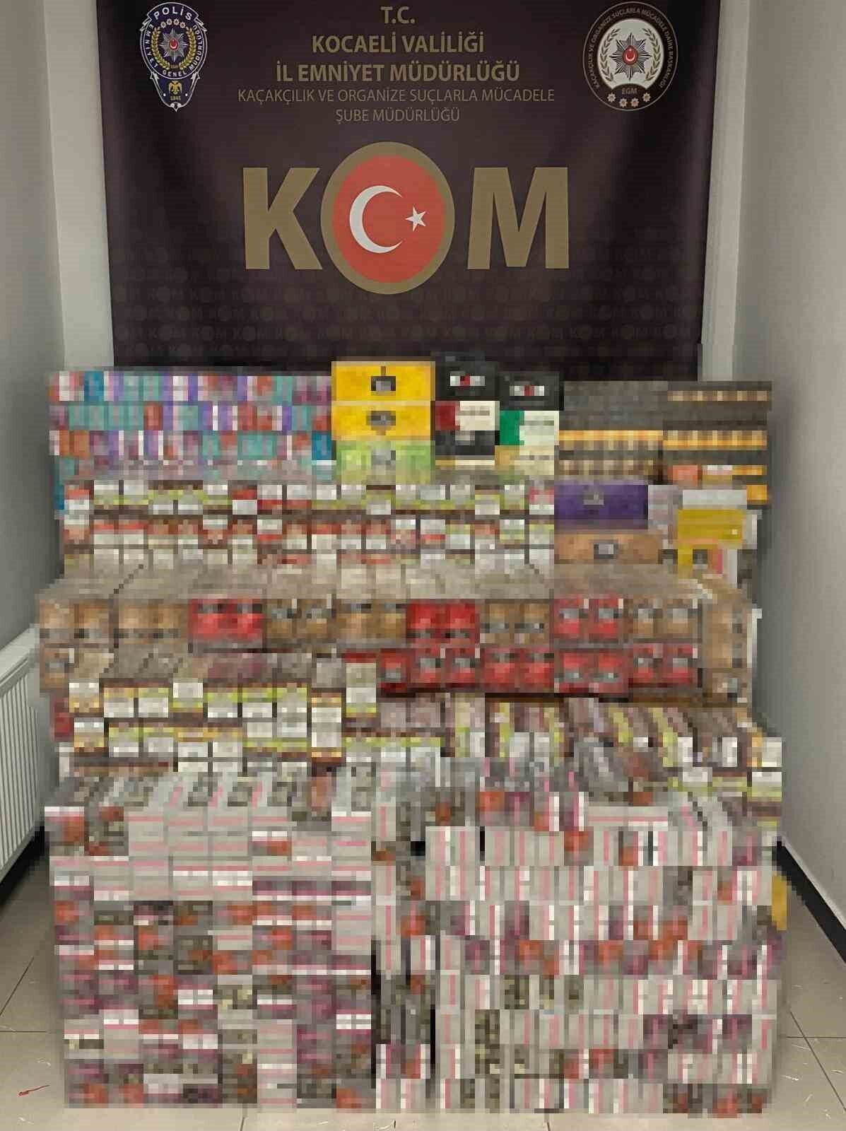 TEM Otoyolu’nun Kocaeli geçişinde durdurulan bir kargo aracında yapılan aramada,