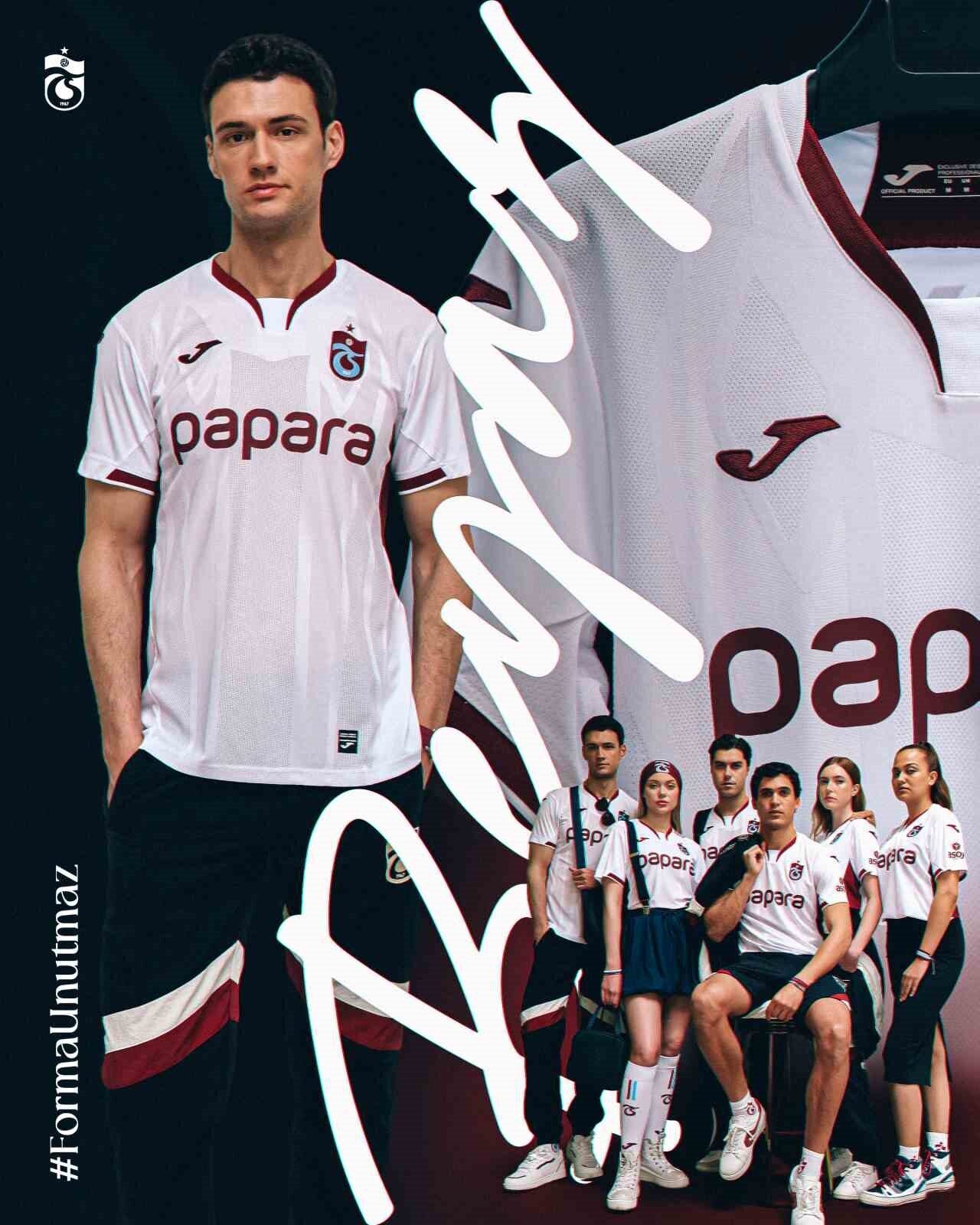 Trabzonspor’un 2025-2026 sezonunda giyeceği formalar 5 Haziran Perşembe günü satışa