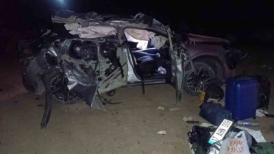 Tunceli’nin Çemişgezek ilçesinde otomobilin uçuruma yuvarlanması sonucu meydana gelen kazada,