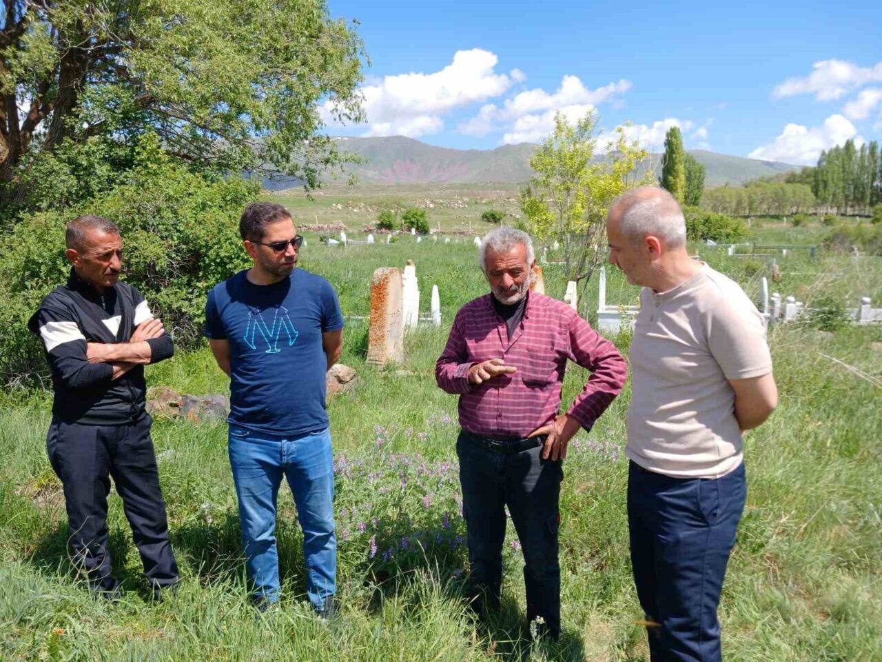 Erzurum’un Pasinler ilçesine bağlı Taşkaynak köyünde bulunan 93 Harbi kahramanı