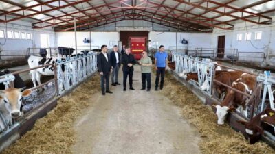 Erzincan Valisi Hamza Aydoğdu Erzincan Damızlık Sığır Yetiştiricileri Birliği ile