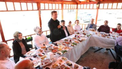 Erzincan Valisi Hamza Aydoğdu Hünerli Eller Kadın Kooperatifi Kahvaltı Salonu’nda