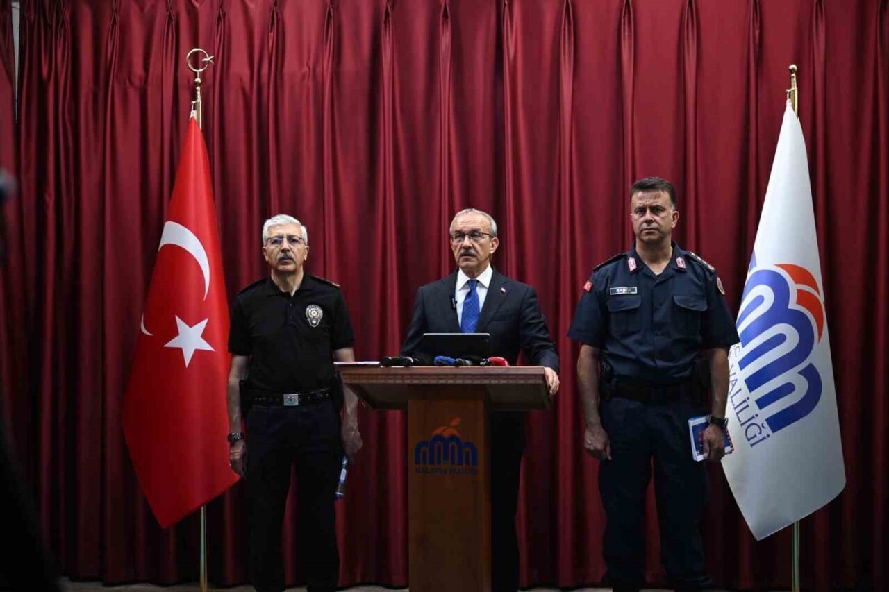 Malatya Valisi Seddar Yavuz, 2025 yılı Mayıs ayına ilişkin güvenlik