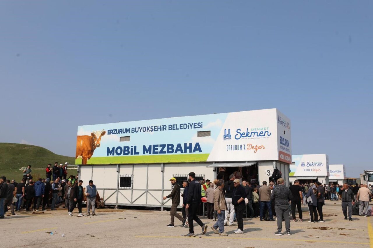 Kurban Bayramı’nın ilk gününde kurbanların kesimi noktasında ciddi bir yoğunluk