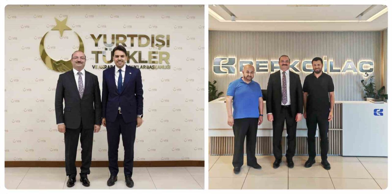 Atatürk Üniversitesi Rektörü Prof. Dr. Ahmet Hacımüftüoğlu Ankara temasları kapsamında
