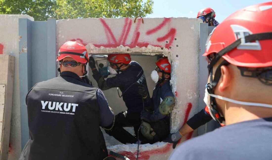 Yunuseme Belediyesi Arama Kurtarma Ekibi olan YUKUT, kentsel arama kurtarma