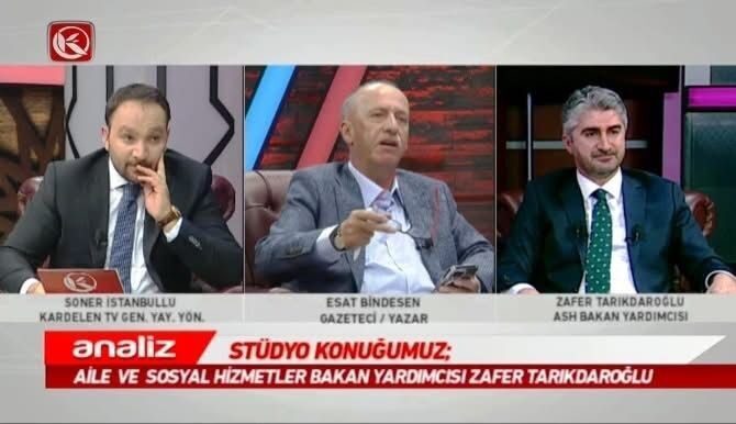 Aile ve Sosyal Hizmetler Bakan Yardımcısı Zafer Tarıkdaroğlu, Kardelen Televizyonu’nun