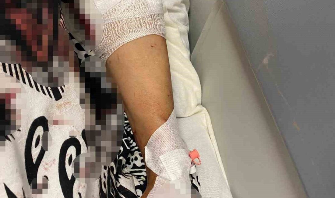 Kocaeli’nin Kartepe ilçesinde su kesintisi nedeniyle abdest almak için bahçeye