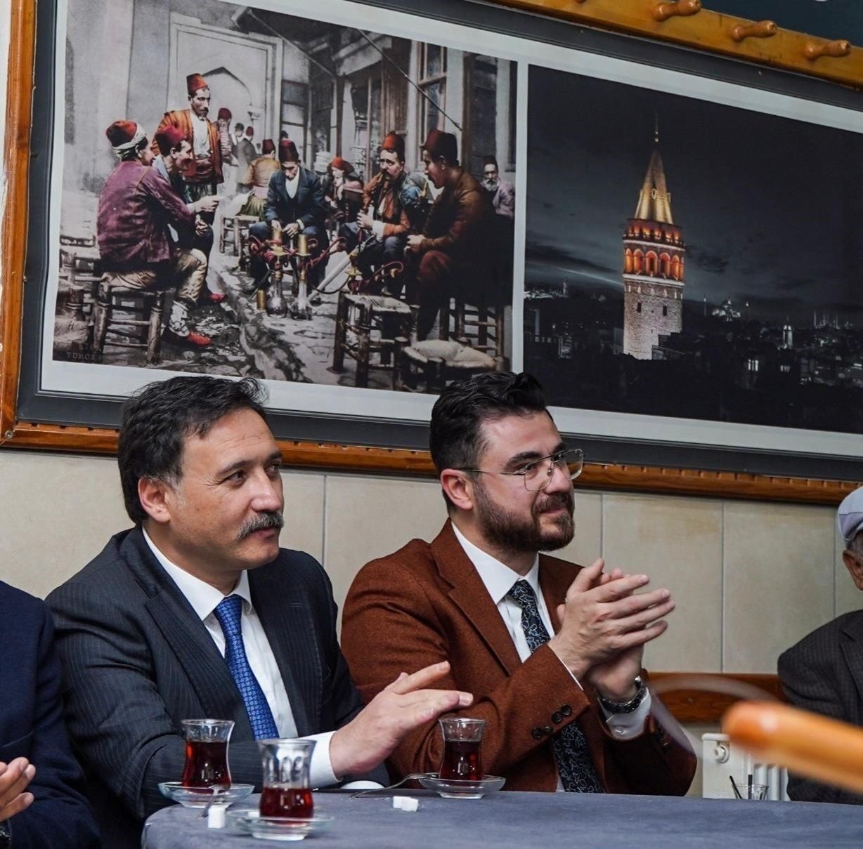 AK Parti Kayseri Milletvekili Şaban Çopuroğlu ve İl Başkanı Hüseyin